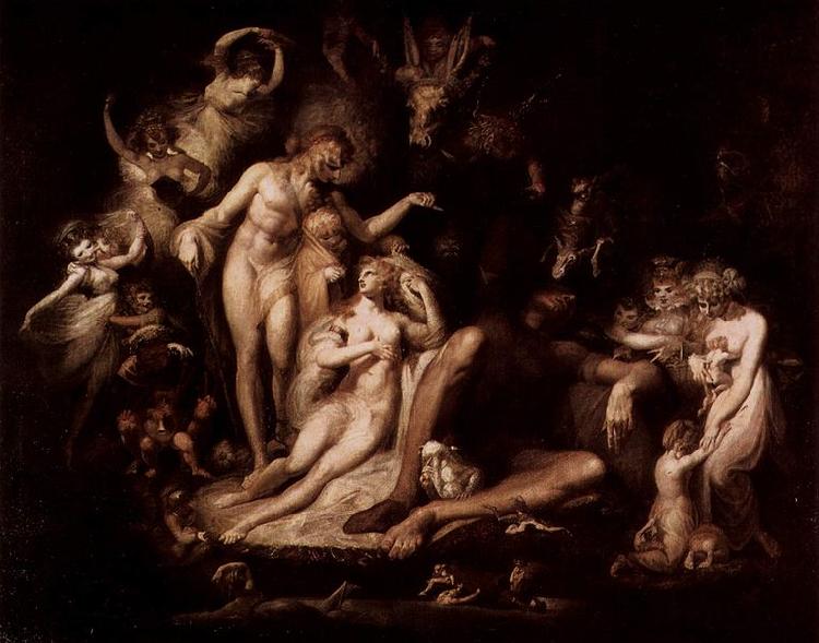 Johann Heinrich Fuseli The Awakening of the Fairy Queen Titania oil painting image